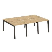 Рабочая станция, опоры - массив дерева глубиной 1635 мм ONIX WOOD