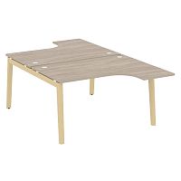 Рабочая станция, опоры - массив дерева глубиной 2395 мм ОНИКС ВУД / ONIX WOOD OW.D.SA-3, OW.D.SA-4
