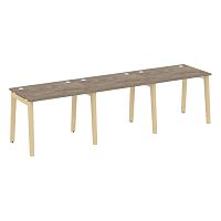 Рабочая станция, опоры - массив дерева глубиной 720 мм ONIX WOOD