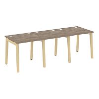 Рабочая станция, опоры - массив дерева глубиной 800 мм ONIX WOOD