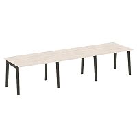Стол переговорный (3 столешницы), опоры - массив дерева ONIX WOOD