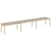 Рабочая станция, опоры - массив дерева глубиной 800 мм ONIX WOOD