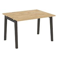 Стол переговорный (1 столешница), опоры - массив дерева ОНИКС ВУД / ONIX WOOD