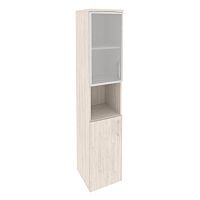 Шкаф высокий узкий со стеклом в раме л/пр ONIX O.SU-1.4R/L, O.SU-1.4R/R