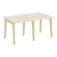 Стол переговорный (2 столешницы), опоры - массив дерева ONIX WOOD