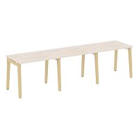 Рабочая станция, опоры - массив дерева глубиной 720 мм ONIX WOOD