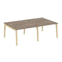 Рабочая станция, опоры - массив дерева глубиной 1475 мм ОНИКС ВУД / ONIX WOOD