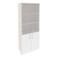 Шкаф высокий широкий со стеклом ОНИКС O.ST-1.2
