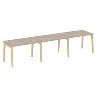 Рабочая станция, опоры - массив дерева глубиной 800 мм ОНИКС ВУД / ONIX WOOD