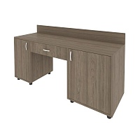 Стол с тумбами и бортиком LIGHT С-СТ-170  (Л/Пр)