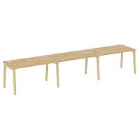 Рабочая станция, опоры - массив дерева глубиной 800 мм ONIX WOOD