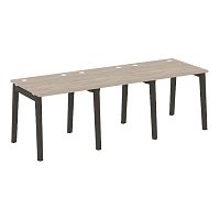 Рабочая станция, опоры - массив дерева глубиной 800 мм ONIX WOOD