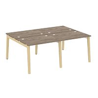Рабочая станция, опоры - массив дерева глубиной 1475 мм ONIX WOOD