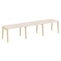 Рабочая станция, опоры - массив дерева глубиной 800 мм ОНИКС ВУД / ONIX WOOD