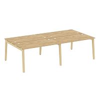 Рабочая станция, опоры - массив дерева глубиной 1475 мм ONIX WOOD