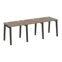 Рабочая станция, опоры - массив дерева глубиной 720 мм ONIX WOOD