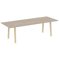 Стол переговорный, опоры - массив дерева ОНИКС ДИРЕКТ / ONIX DIRECT WOOD OW.PRG-25