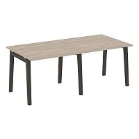Стол переговорный (2 столешницы), опоры - массив дерева ONIX WOOD