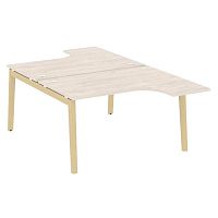 Рабочая станция, опоры - массив дерева глубиной 2395 мм ОНИКС ВУД / ONIX WOOD OW.D.SA-3, OW.D.SA-4