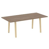 Стол переговорный, опоры - массив дерева ОНИКС ДИРЕКТ / ONIX DIRECT WOOD OW.PRG-19