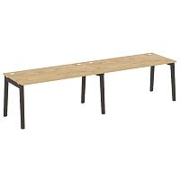 Рабочая станция, опоры - массив дерева глубиной 800 мм ONIX WOOD
