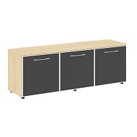 Тумба модульная со стеклом в раме LT-TS 3.5 Black YALTA