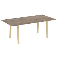Стол переговорный, опоры - массив дерева ONIX DIRECT WOOD OW.PRG-19