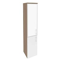 Шкаф со стеклом лакобель white в раме л/пр ОНИКС O.SU-1.2R/L White, O.SU-1.2R/R White
