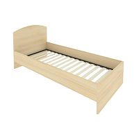 Кровать с ортопедическим основанием и изголовьем LIGHT С-КИ-90