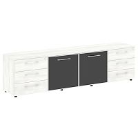 Тумба модульная со стеклом в раме LT-TS 4.2 Black YALTA