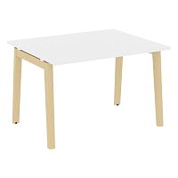 Стол переговорный (1 столешница), опоры - массив дерева ОНИКС ВУД / ONIX WOOD