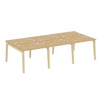 Рабочая станция, опоры - массив дерева глубиной 1475 мм ONIX WOOD