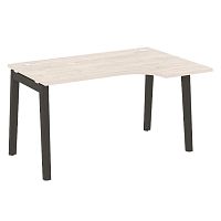 Стол эргономичный л/пр, опоры - массив дерева длиной 1380 мм ONIX WOOD