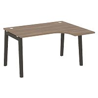 Стол эргономичный л/пр, опоры - массив дерева длиной 1380 мм ONIX WOOD