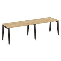 Рабочая станция, опоры - массив дерева глубиной 800 мм ONIX WOOD