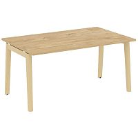 Стол переговорный (1 столешница), опоры - массив дерева ONIX WOOD