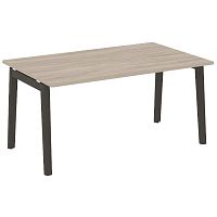 Стол переговорный (1 столешница), опоры - массив дерева ONIX WOOD
