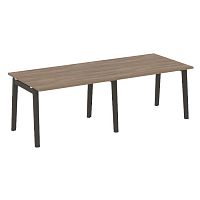 Стол переговорный (2 столешницы), опоры - массив дерева ONIX WOOD