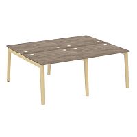 Рабочая станция, опоры - массив дерева глубиной 1635 мм ONIX WOOD
