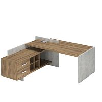 Стол рабочий L200 Wood&Stone