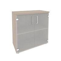 Шкаф низкий широкий со стеклом ONIX O.ST-3.2