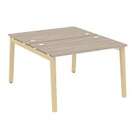Рабочая станция, опоры - массив дерева глубиной 1475 мм ОНИКС ВУД / ONIX WOOD
