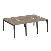 Рабочая станция, опоры - массив дерева глубиной 1635 мм ONIX WOOD