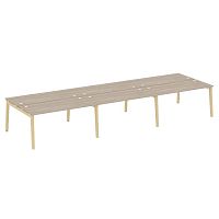 Рабочая станция, опоры - массив дерева глубиной 1475 мм ONIX WOOD
