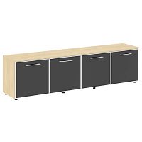 Тумба модульная со стеклом в раме LT-TS 4.6 Black YALTA