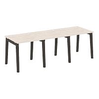 Рабочая станция, опоры - массив дерева глубиной 800 мм ONIX WOOD